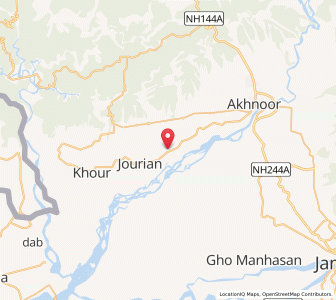 Map of Sauli Chak, Kashmir