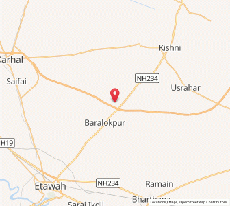 Map of Savi ka Nagla, Uttar Pradesh