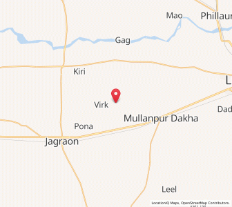 Map of Sawaddi, Punjab