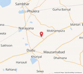 Map of Sawarda, Rajasthan