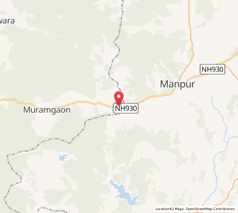 Map of Sawargaon, Maharashtra