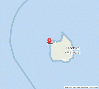 Map of Sawi, Andaman and Nicobar Islands