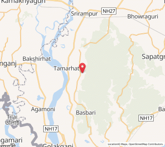 Map of Sechapani, Assam