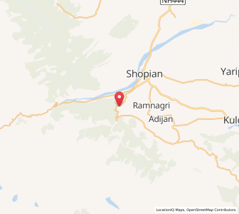 Map of Sedau, Kashmir