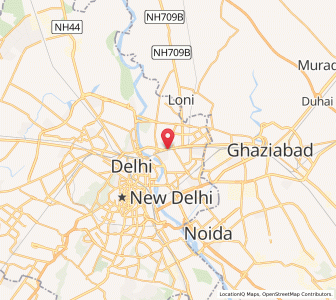 Map of Seelampur, NCT