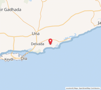 Map of Sejalia, Gujarat