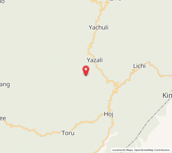 Map of Sekhe, Arunachal Pradesh