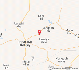 Map of Selari, Gujarat