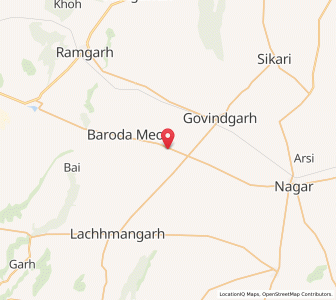 Map of Semli, Rajasthan