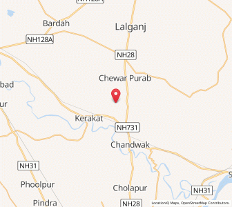 Map of Senapur, Uttar Pradesh