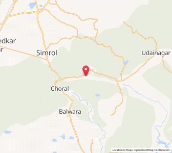 Map of Sendal, Madhya Pradesh