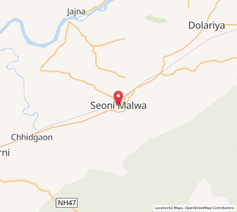 Map of Seoni Malwa, Madhya Pradesh