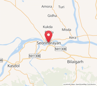 Map of Seorinarayan, Chhattisgarh