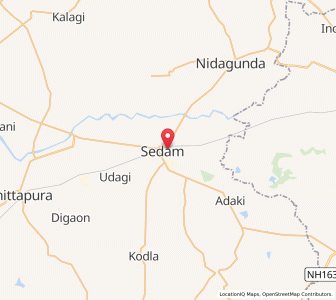 Map of Seram, Karnataka