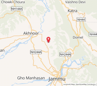 Map of Seri Panditan, Kashmir