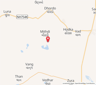 Map of Servo, Gujarat