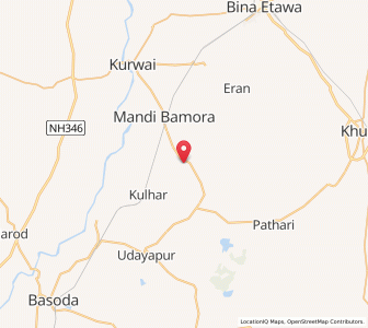 Map of Serwasa, Madhya Pradesh