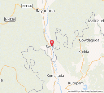 Map of Sesikhaliu, Odisha