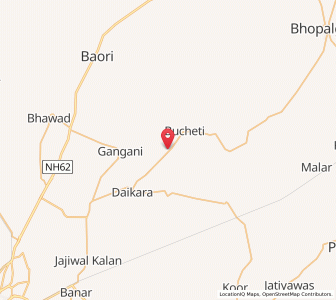 Map of Sevki Khurd, Rajasthan