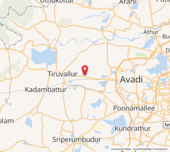 Map of Sevvappettai, Tamil Nadu