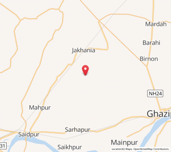 Map of Shadiabad, Uttar Pradesh
