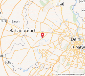 Map of Shafi Pur Ranhola, Delhi