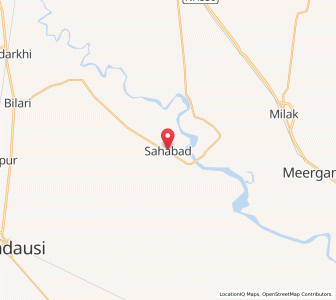 Map of Shāhābād, Uttar Pradesh