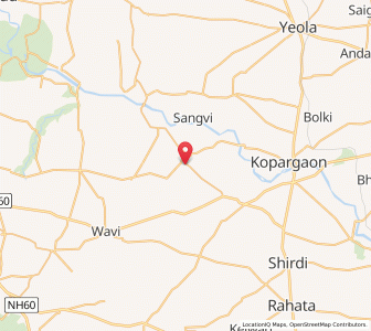 Map of Shahajapur, Maharashtra