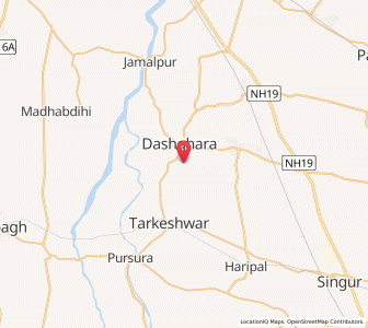 Map of Shahbazar, West Bengal