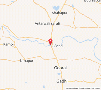 Map of Shahgadh, Maharashtra