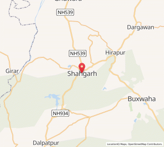 Map of Shahgarh, Rajasthan