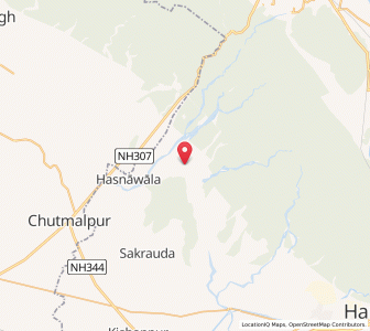 Map of Shahidwala Grant, Uttar Pradesh