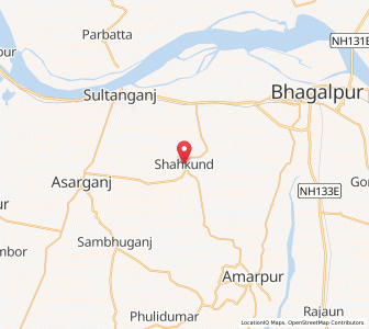 Map of Shahkund, Bihar