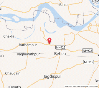 Map of Shāhpur, Bihar