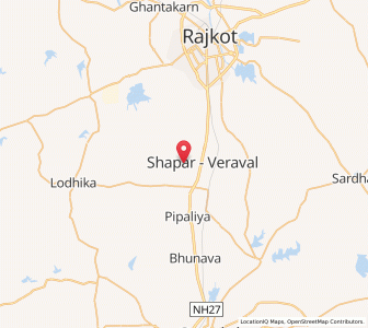 Map of Shāhpur, Gujarat