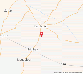 Map of Shahpur Rasulabad, Uttar Pradesh