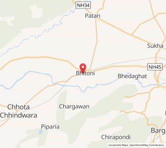 Map of Shāhpura, Madhya Pradesh