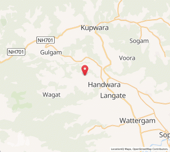 Map of Shaikhpur, Kashmir