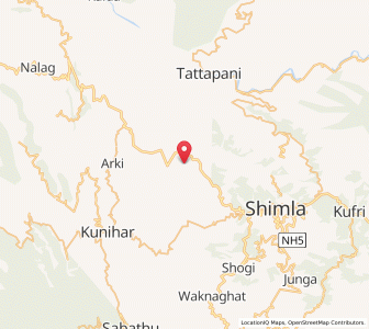 Map of Shakran, Himachal Pradesh