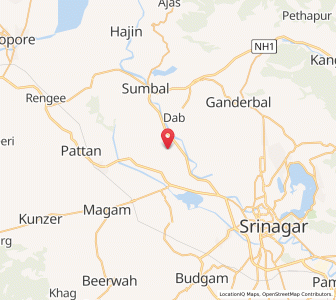 Map of Shalapur, Kashmir
