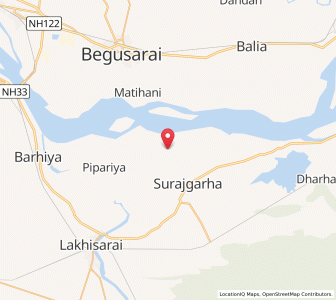 Map of Shamhu, Bihar