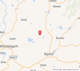 Map of Shampura, Rajasthan