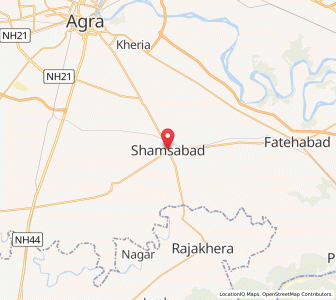 Map of Shamsabad, Uttar Pradesh