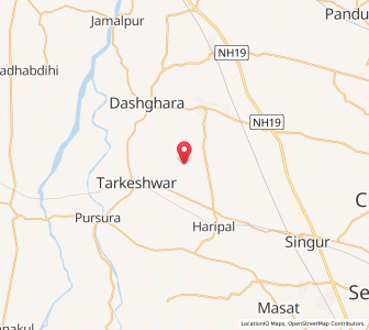Map of Shamsheipur, West Bengal