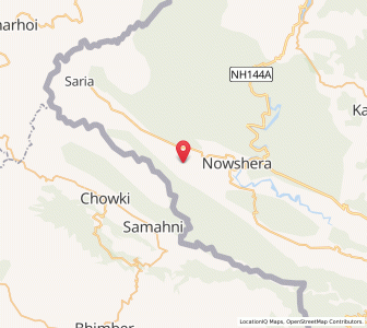 Map of Shan da Mohra, Kashmir