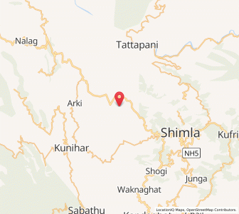 Map of Shanach, Himachal Pradesh