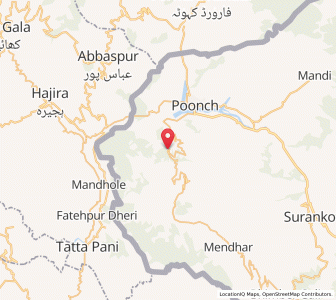 Map of Sharati, Kashmir