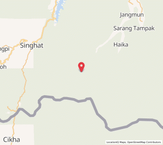Map of Shartang, Manipur