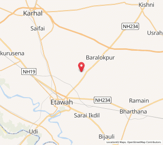 Map of Shekhupur Saraiya, Uttar Pradesh