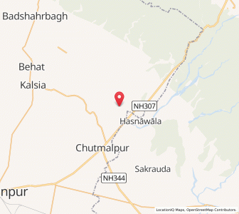 Map of Shekhwala, Uttar Pradesh